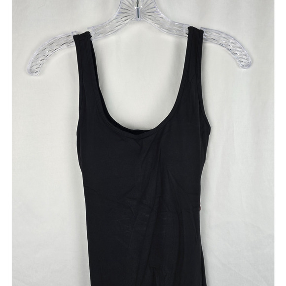 Vertvie Sleeveless Flare Jumsuit Women's L Black Backless Bodycon Seamless NWT - Picture 7 of 16